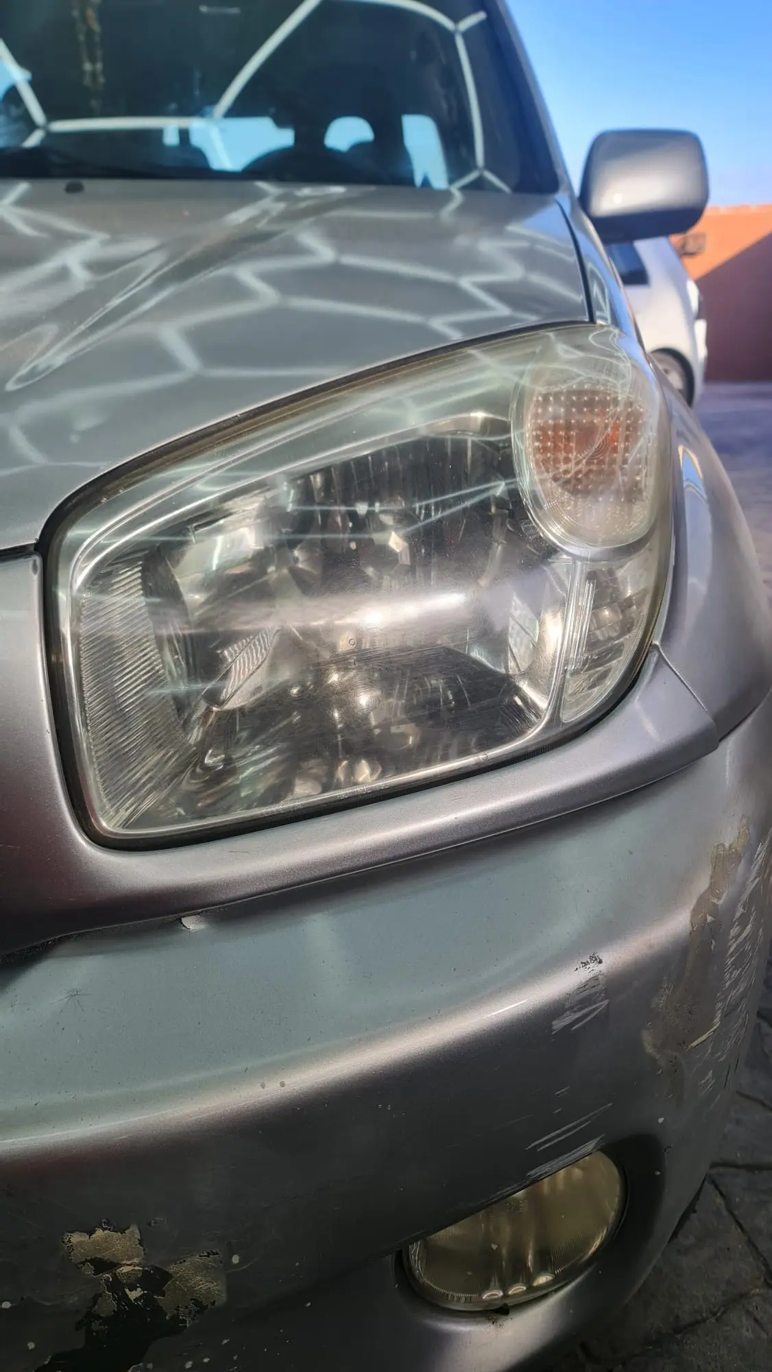 Restauracion de faros despues del servicio en Chiclana